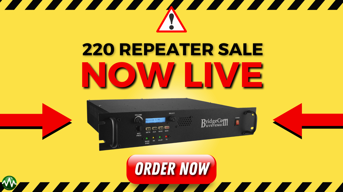 220 Repeater Sale Now Live