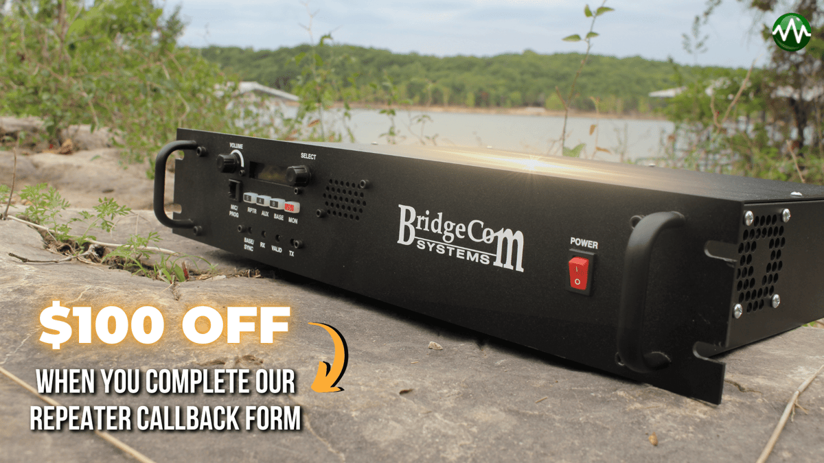 BridgeCom $100 OFF Repeater