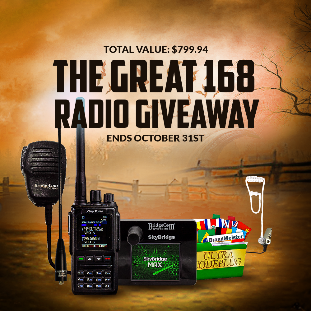 BridgeCom D168 Radio Giveaway