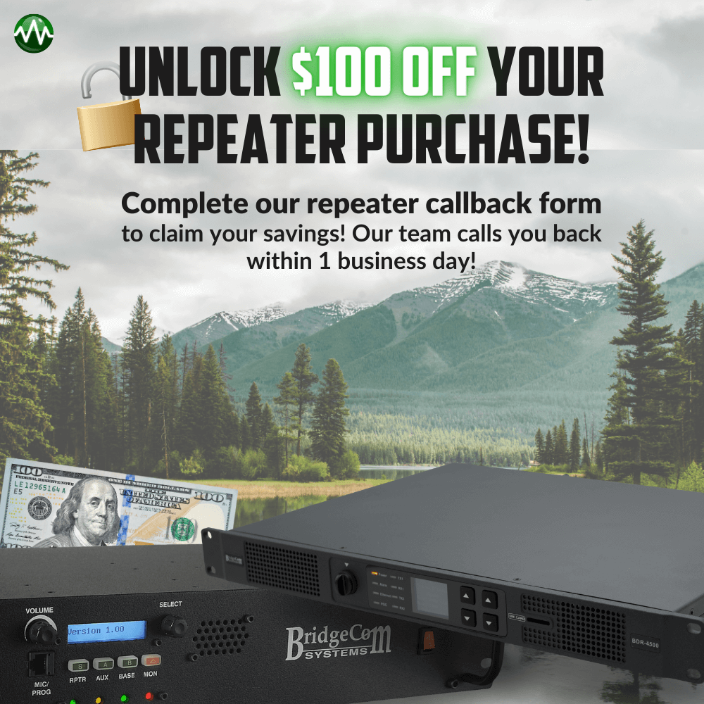 BridgeCom Repeater $100 OFF