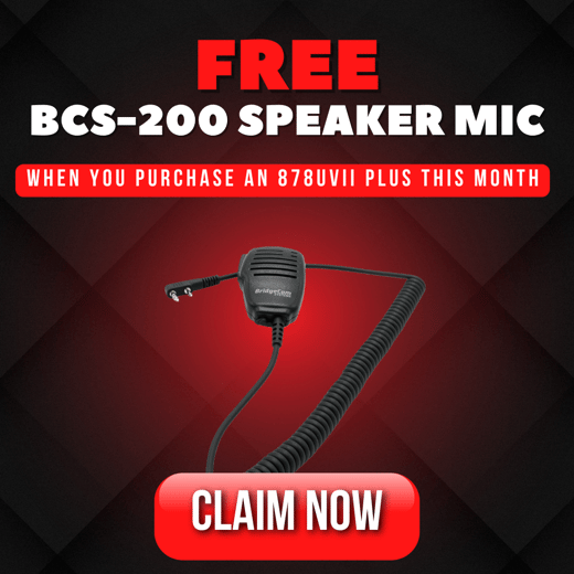 FREE BCS 200 Speaker Mic V3