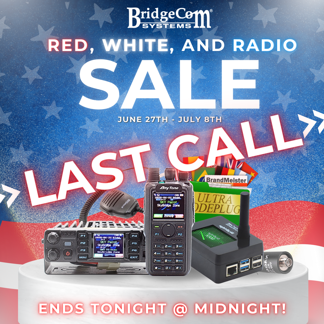 Red, white, and Radio Sale Last Call