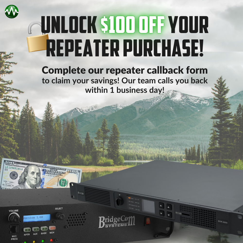 Repeaters $100 OFF Promo BDS-1